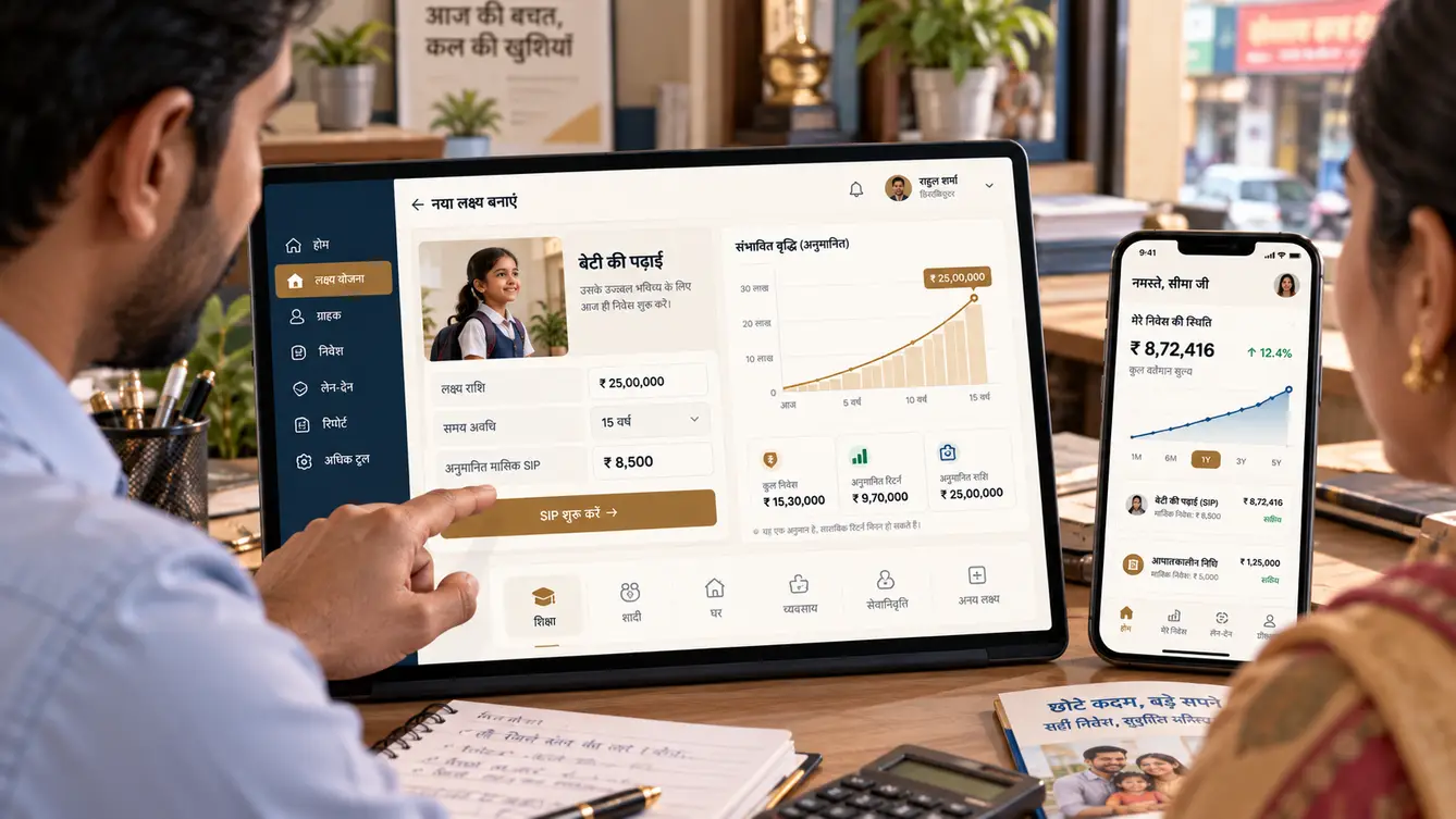 GrowthPath distributor app and client SIP tracker