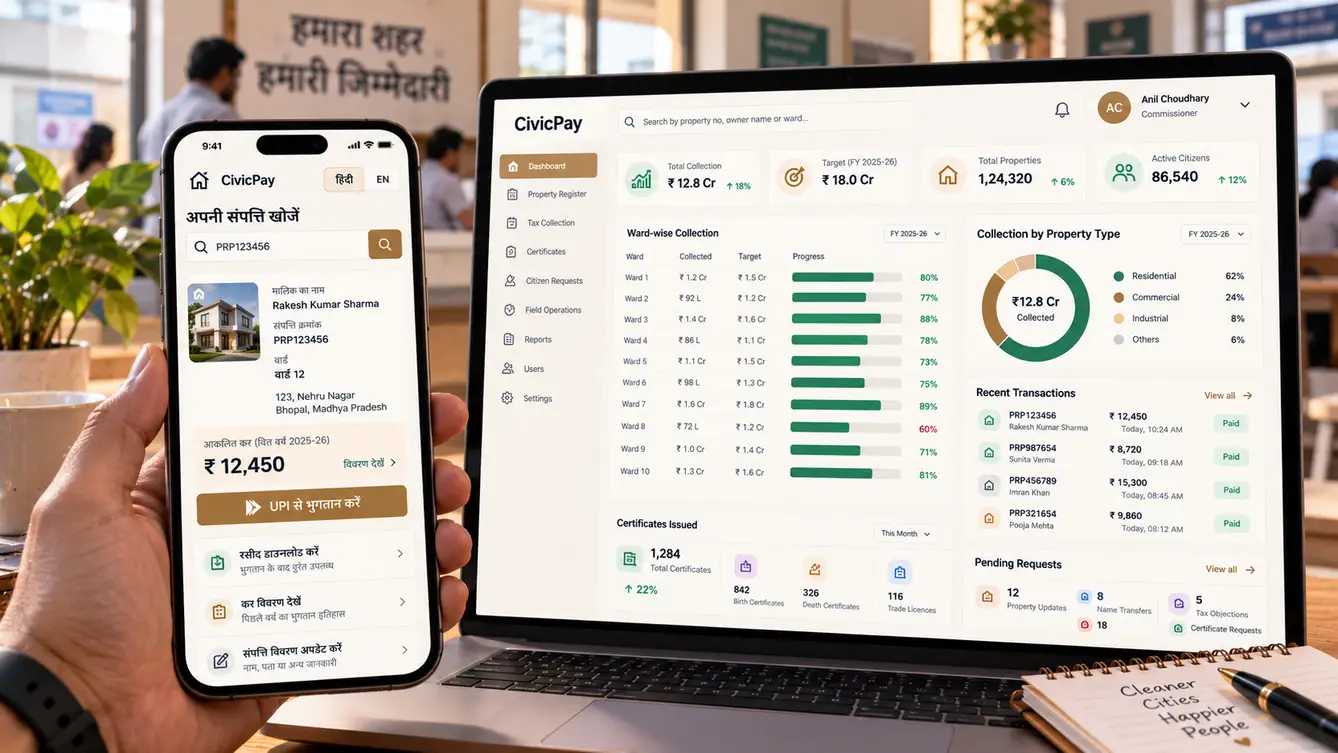 CivicPay property tax payment and certificate portal