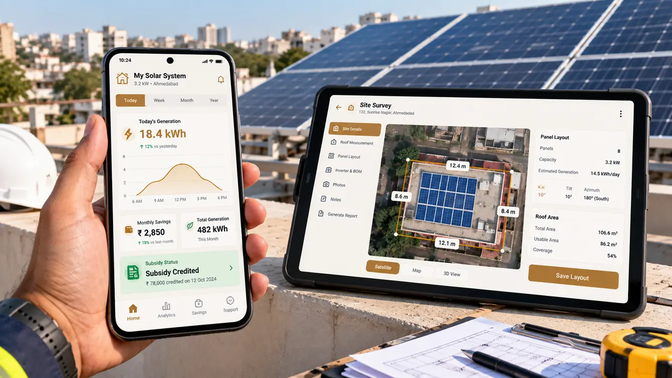 Helios Field customer generation app and installer tracking